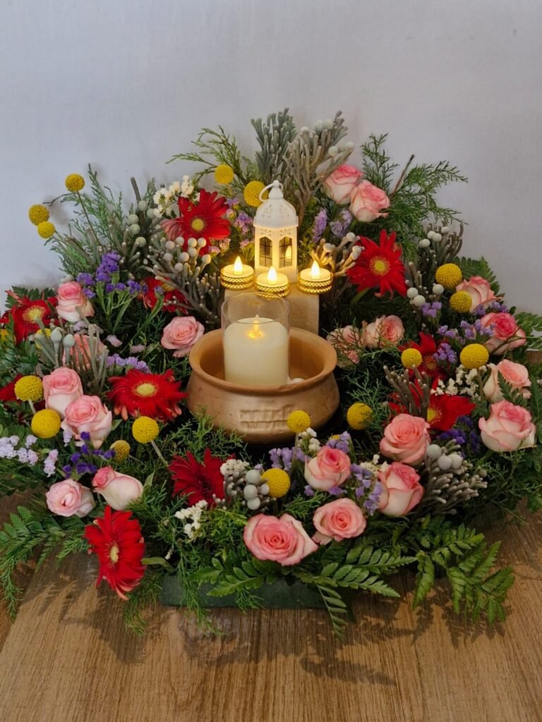 Deewali Decoration at The Entrance